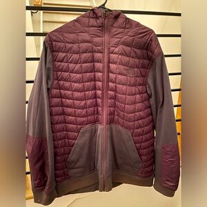 Purple/Grey North Face Jacket XL